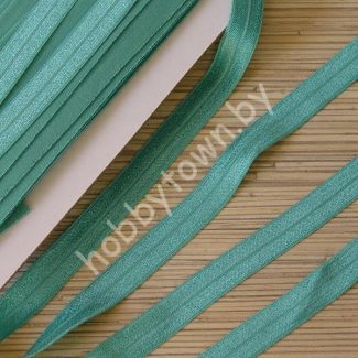 Тесьма эластичная 15мм (цв.бирюзовый) 1 м